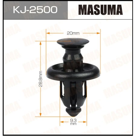 Retainer clip Masuma plastic, KJ-2500