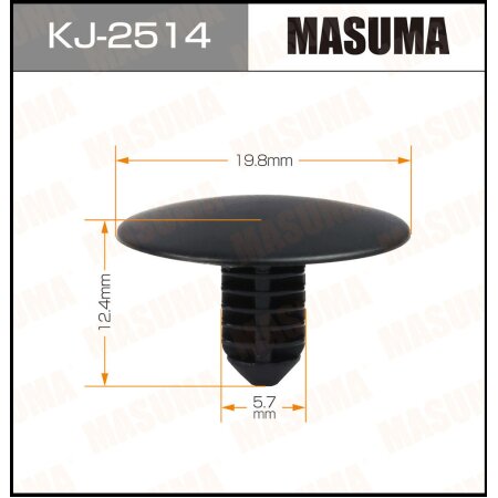 Retainer clip Masuma plastic, KJ-2514