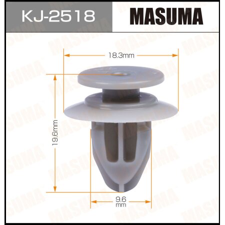 Retainer clip Masuma plastic, KJ-2518