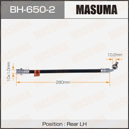 Brake hose Masuma, BH-650-2