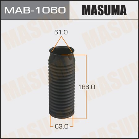 Shock absorber boot Masuma (plastic), MAB-1060