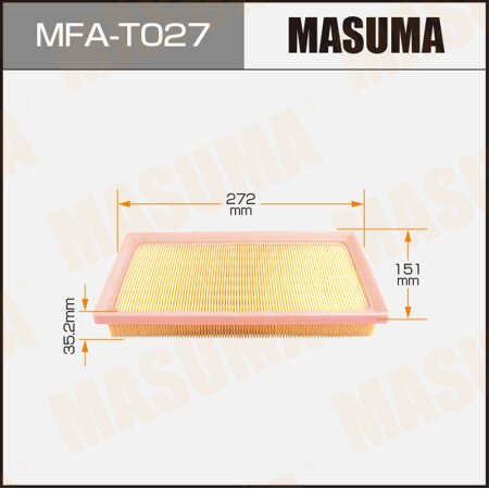 Air filter Masuma, MFA-T027