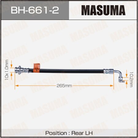 Brake hose Masuma, BH-661-2