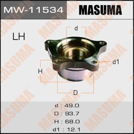 Wheel hub assembly Masuma, MW-11534