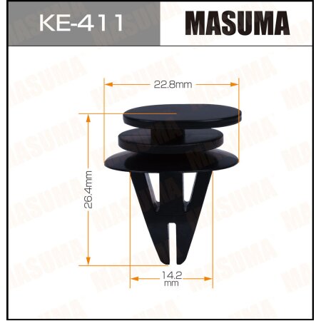 Retainer clip Masuma plastic, KE-411