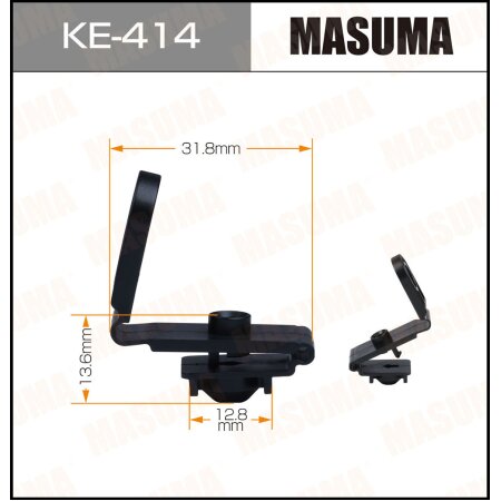 Retainer clip Masuma plastic, KE-414