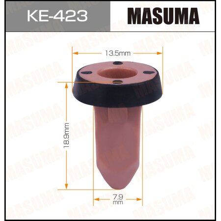 Retainer clip Masuma plastic, KE-423