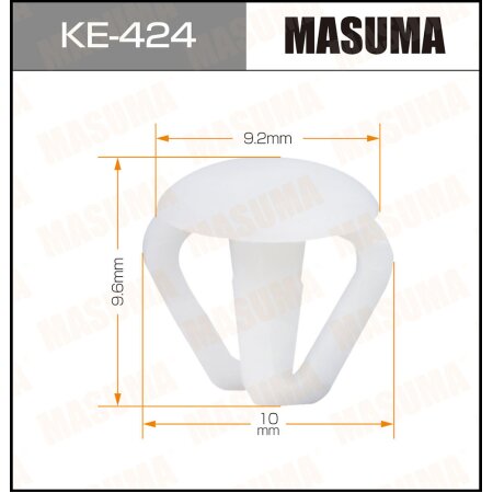 Retainer clip Masuma plastic, KE-424