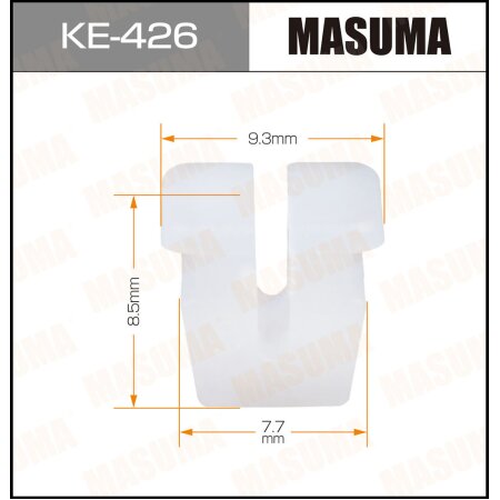 Retainer clip Masuma plastic, KE-426