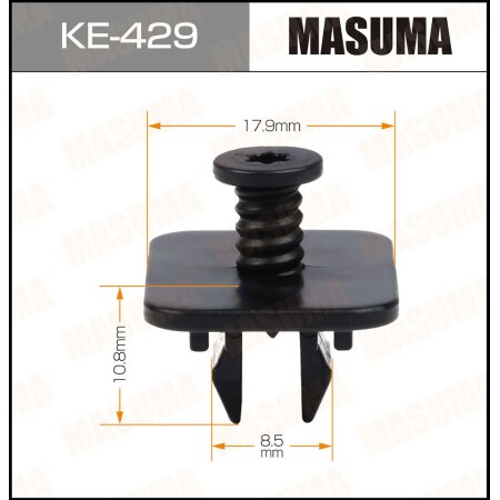 Retainer clip Masuma plastic, KE-429