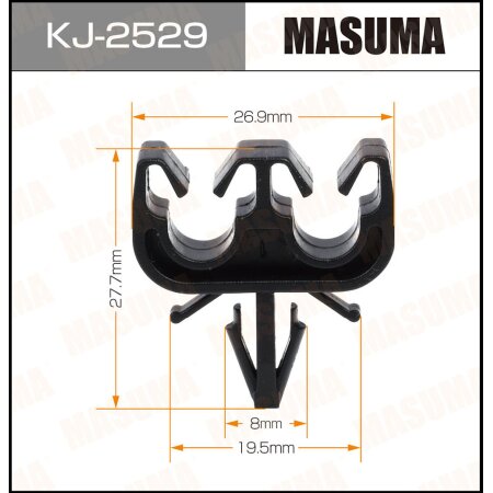 Retainer clip Masuma plastic, KJ-2529