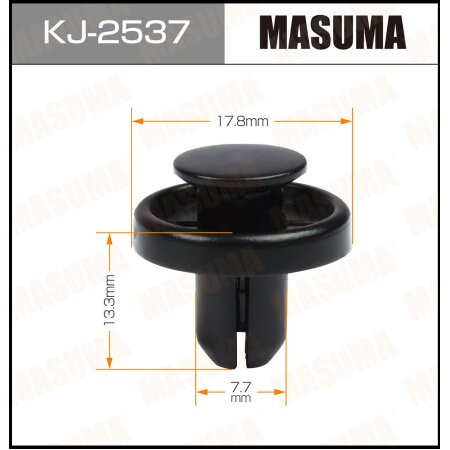 Retainer clip Masuma plastic, KJ-2537