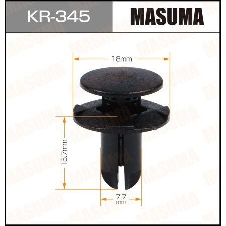 Retainer clip Masuma plastic, KR-345