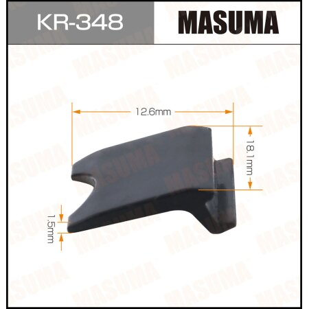 Retainer clip Masuma plastic, KR-348