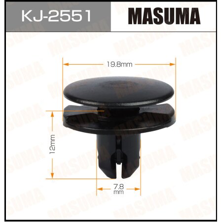 Retainer clip Masuma plastic, KJ-2551