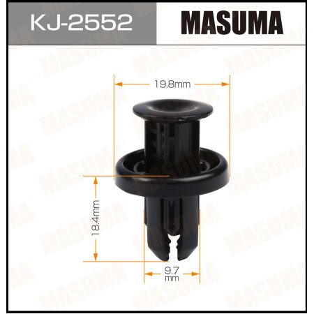 Retainer clip Masuma plastic, KJ-2552