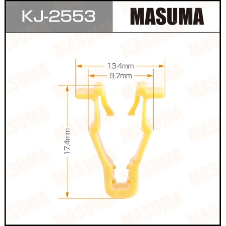 Retainer clip Masuma plastic, KJ-2553