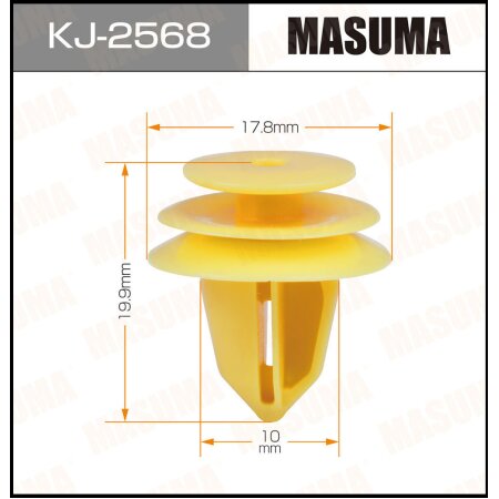 Retainer clip Masuma plastic, KJ-2568