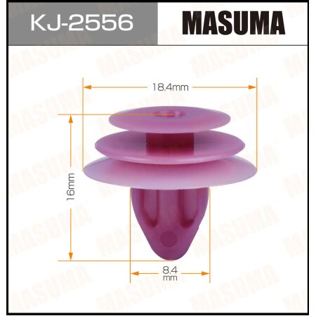 Retainer clip Masuma plastic, KJ-2556