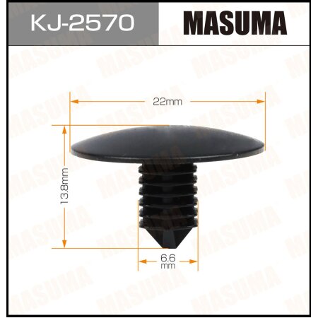 Retainer clip Masuma plastic, KJ-2570