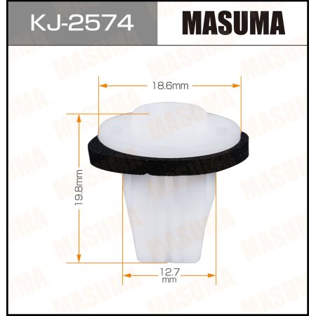 Retainer clip Masuma plastic, KJ-2574