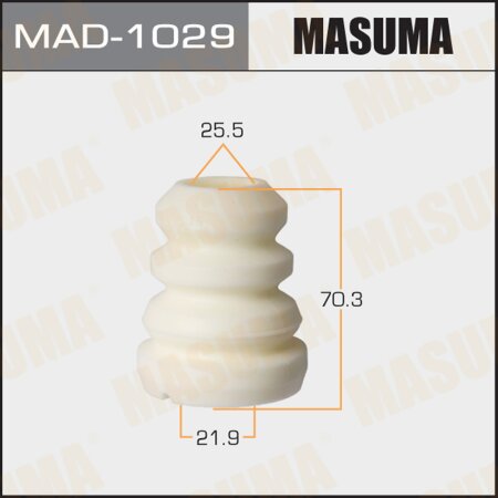 Shock absorber bump stop Masuma, 21.9x25.5x70.3, MAD-1029