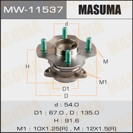 Wheel hub assembly Masuma, MW-11537
