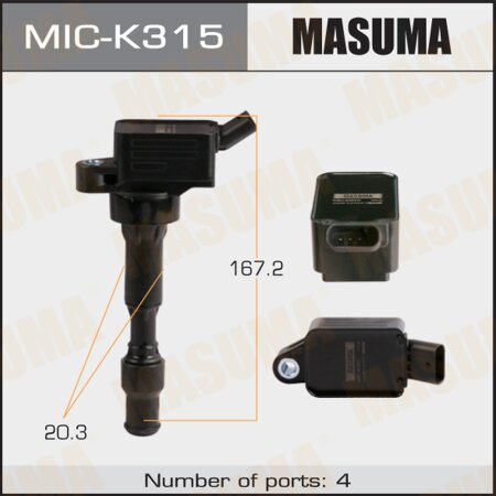 Ignition coil Masuma, MIC-K315