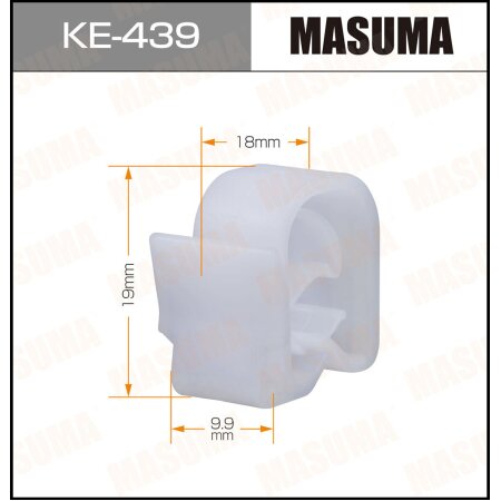 Retainer clip Masuma plastic, KE-439