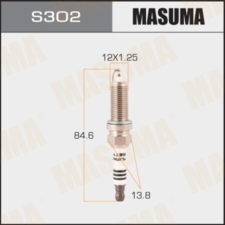 Spark plug Masuma platinum LZKAR6AP-11, S302P