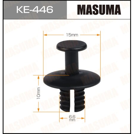 Retainer clip Masuma plastic, KE-446