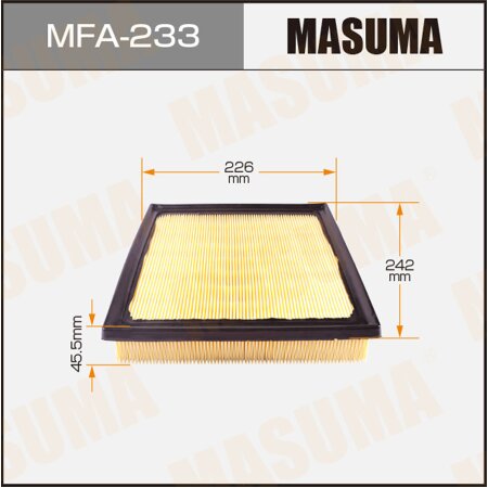 Air filter Masuma, MFA-233