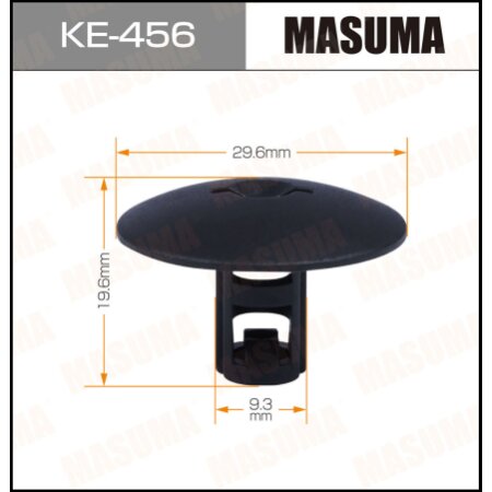 Retainer clip Masuma plastic, KE-456