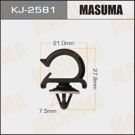 Retainer clip Masuma plastic, KJ-2581