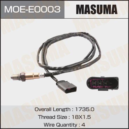 Oxygen sensor Masuma, MOE-E0003