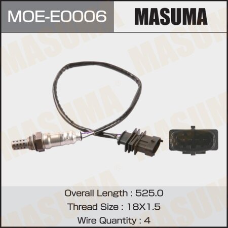 Oxygen sensor Masuma, MOE-E0006
