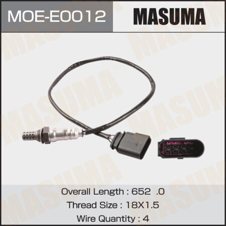 Oxygen sensor Masuma, MOE-E0012