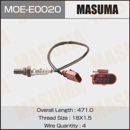 Oxygen sensor Masuma, MOE-E0020