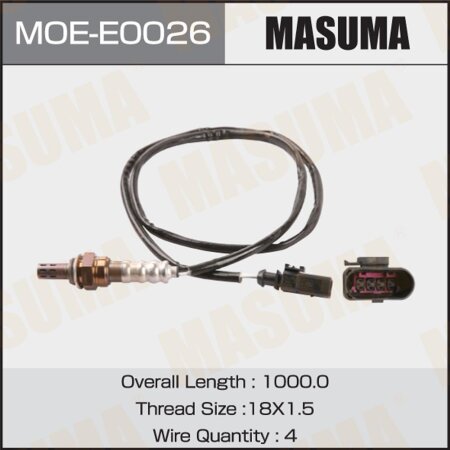 Oxygen sensor Masuma, MOE-E0026