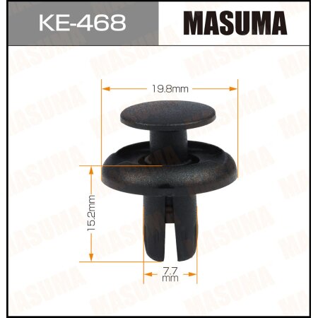 Retainer clip Masuma plastic, KE-468