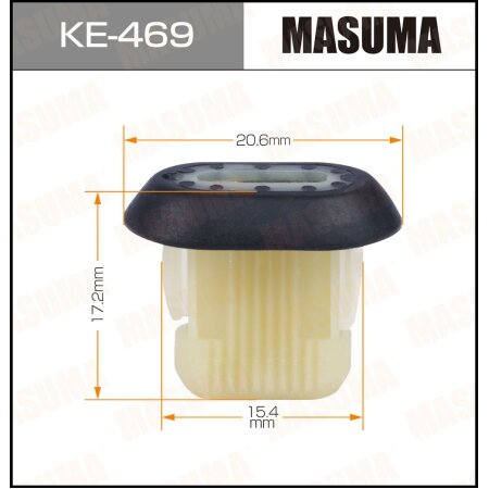 Retainer clip Masuma plastic, KE-469