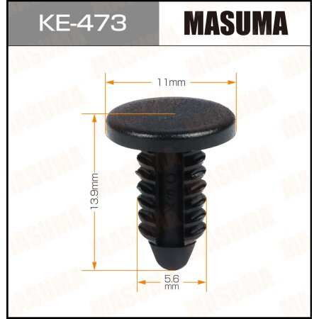 Retainer clip Masuma plastic, KE-473