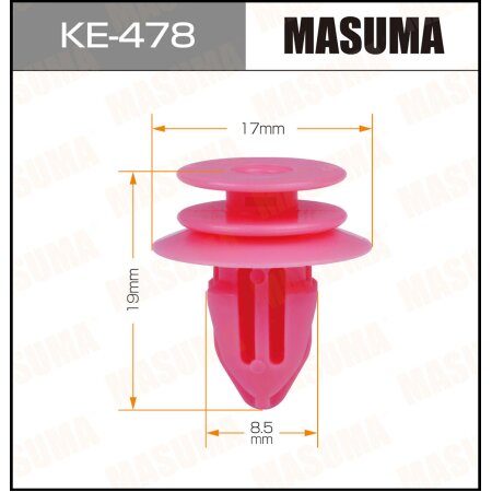 Retainer clip Masuma plastic, KE-478