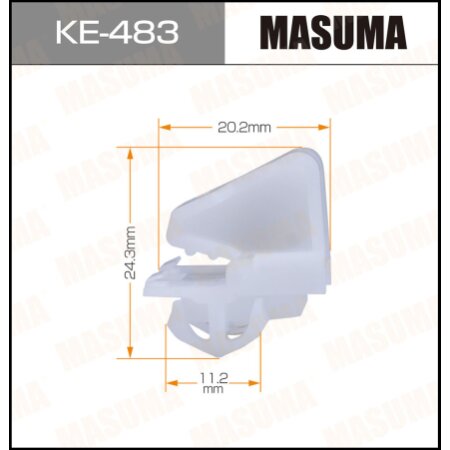 Retainer clip Masuma plastic, KE-483