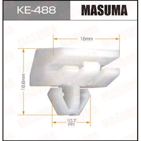 Retainer clip Masuma plastic, KE-488