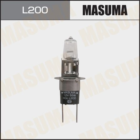Halogen headlight bulb Masuma CLEARGLOW H3C 12v 55W (3000K), L200
