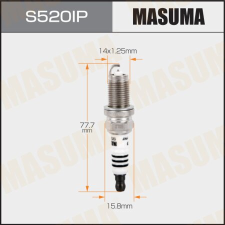 Spark plug Masuma iridium+platinum IZFR6K13 , S520IP