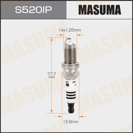 Spark plug Masuma iridium+platinum IZFR6K13, S520IP