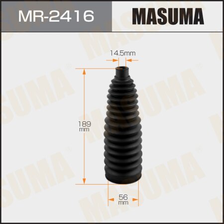 Steering gear boot Masuma (plastic), MR-2416