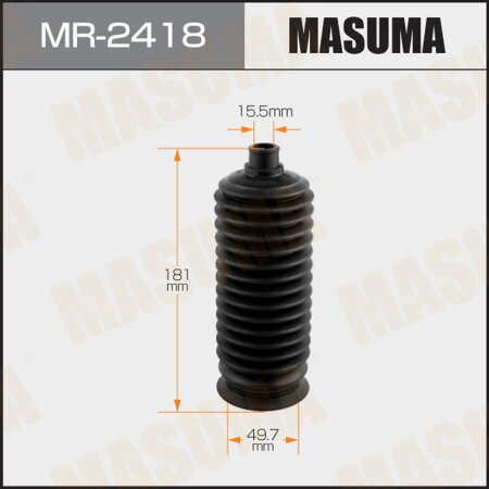 Steering gear boot Masuma (plastic), MR-2418
